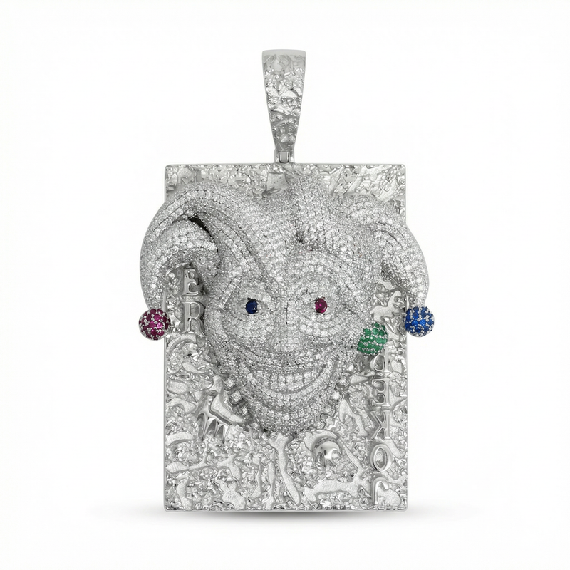 Solid Background Joker Pendant