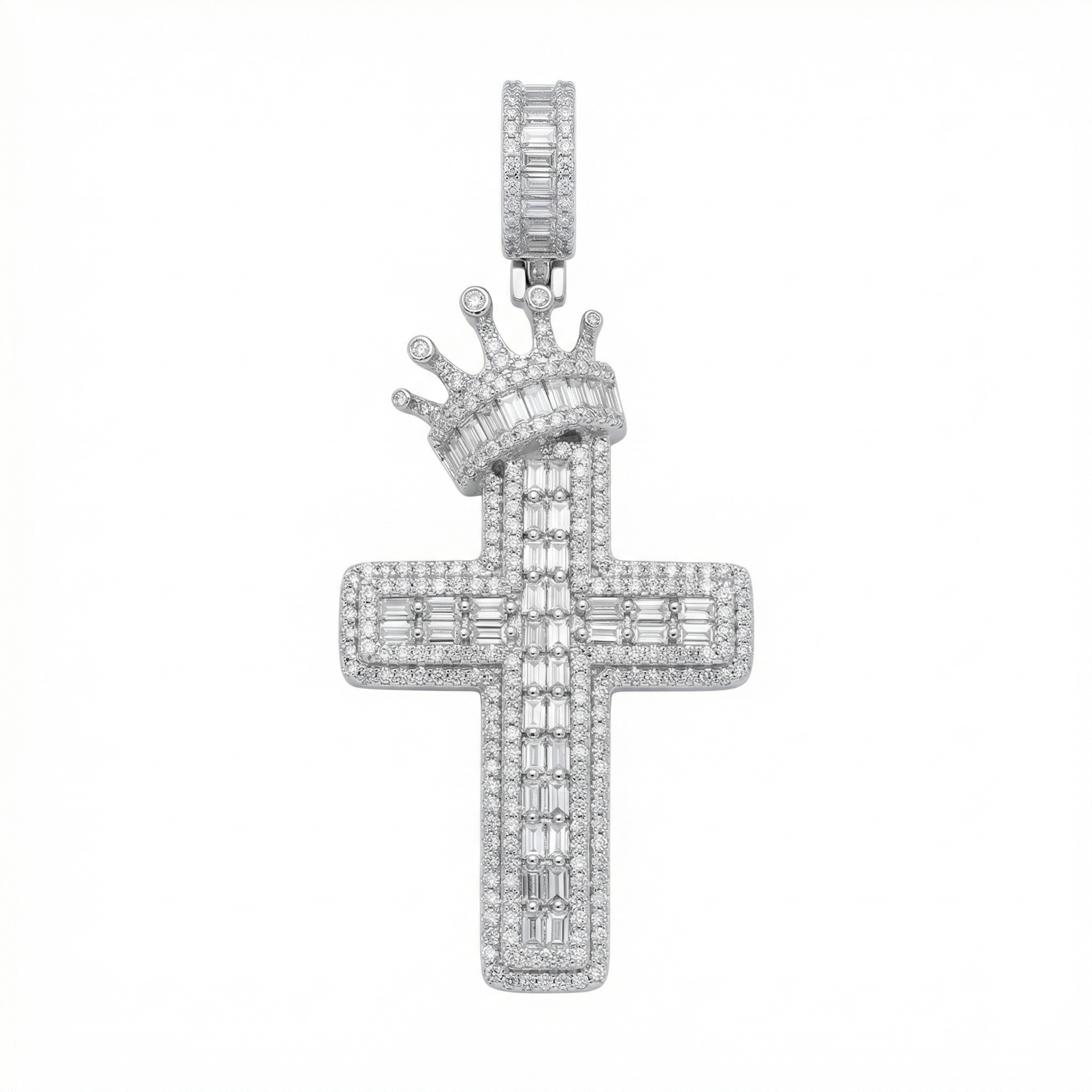 Crowned Baguette Cross