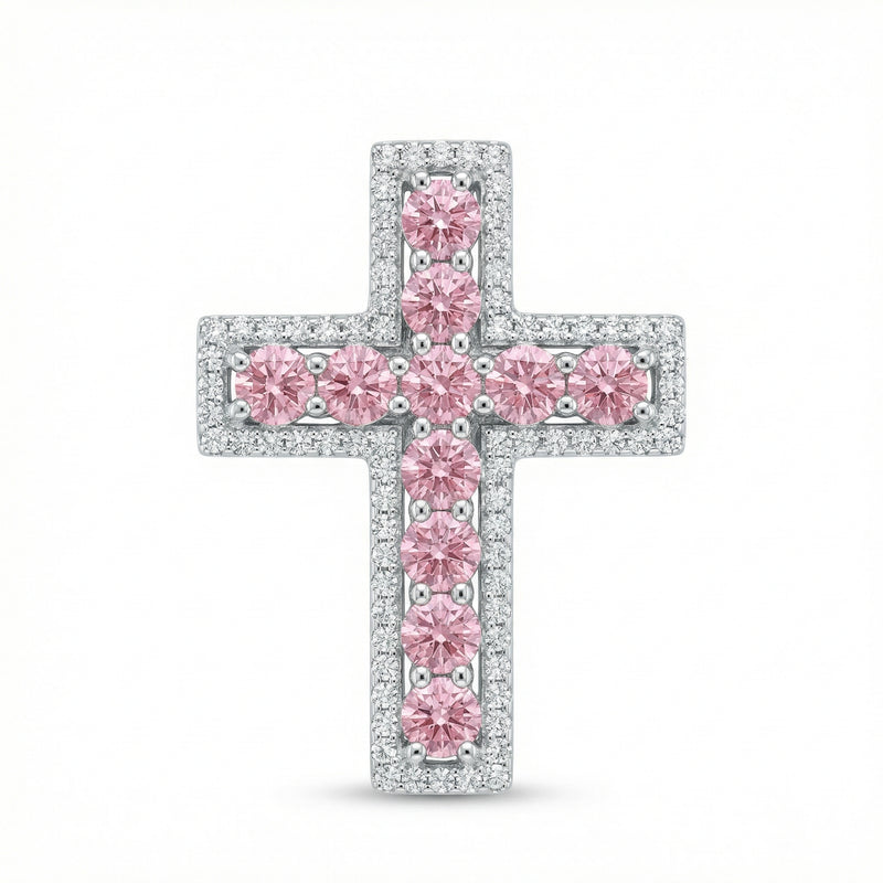 Round Get Set Cross Pendant