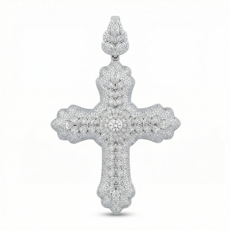 Pear Shape Cross Pendant
