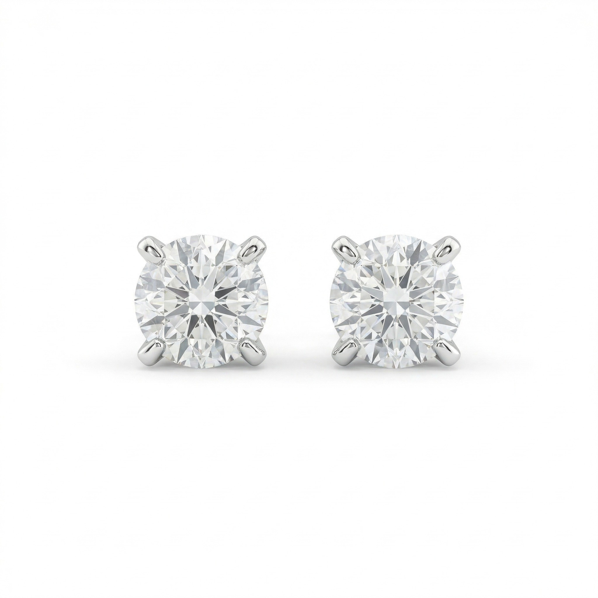Diamond Flawless Round Cut Studs (6mm)