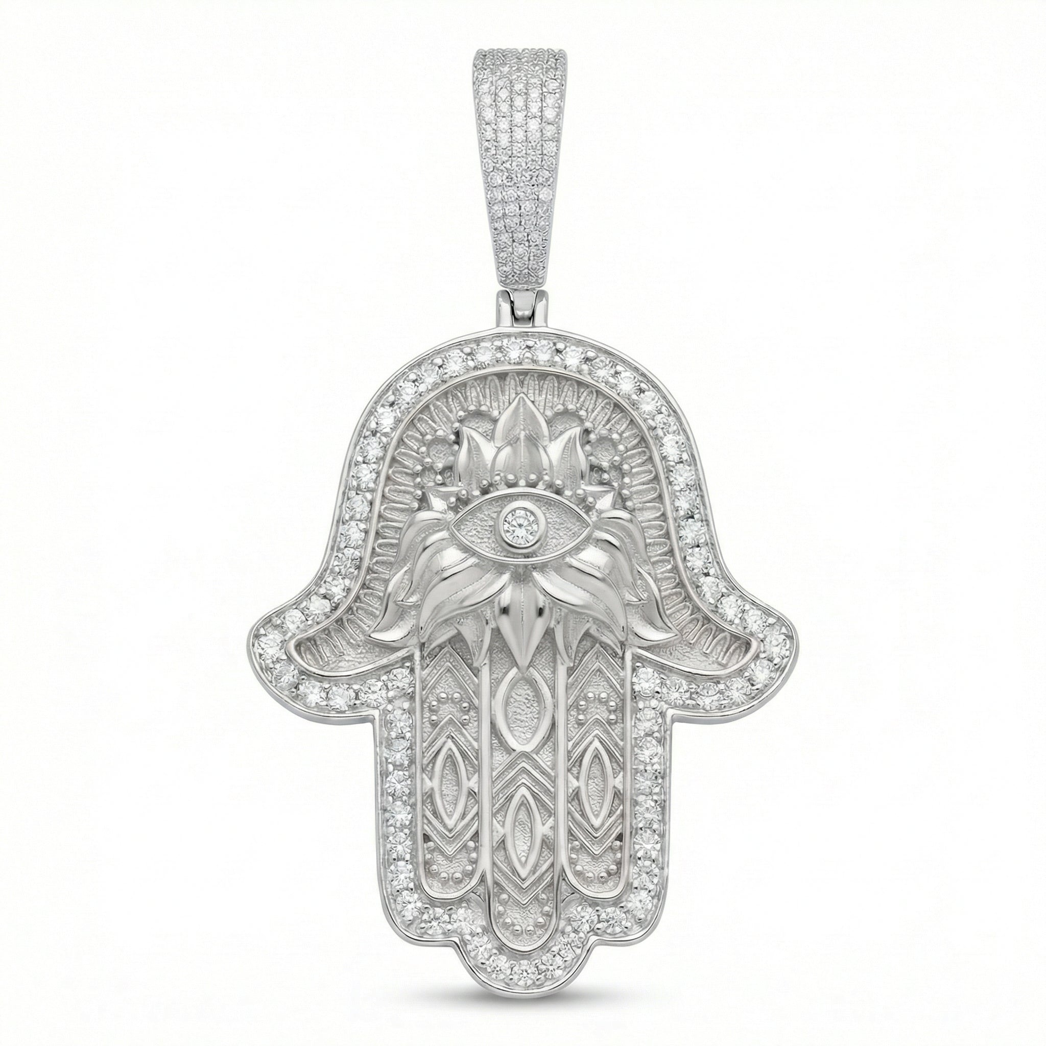 Solid Hamsa Pendant