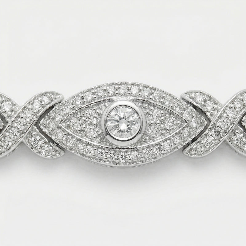 Evil Eye Infinity Link Bracelet