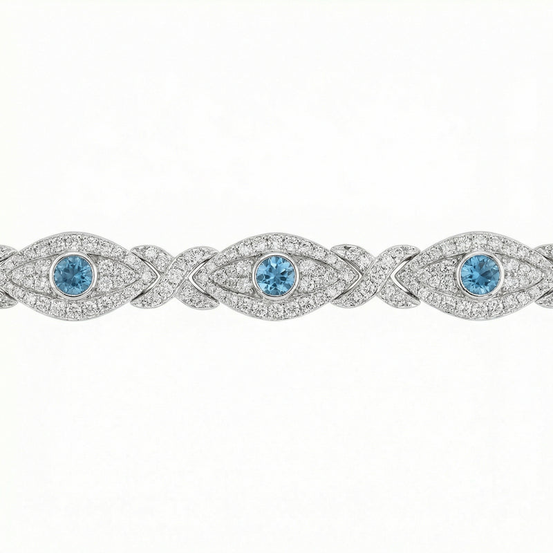 Colored Stone Evil Eye