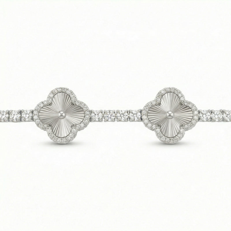 Clover Tennis Bracelet