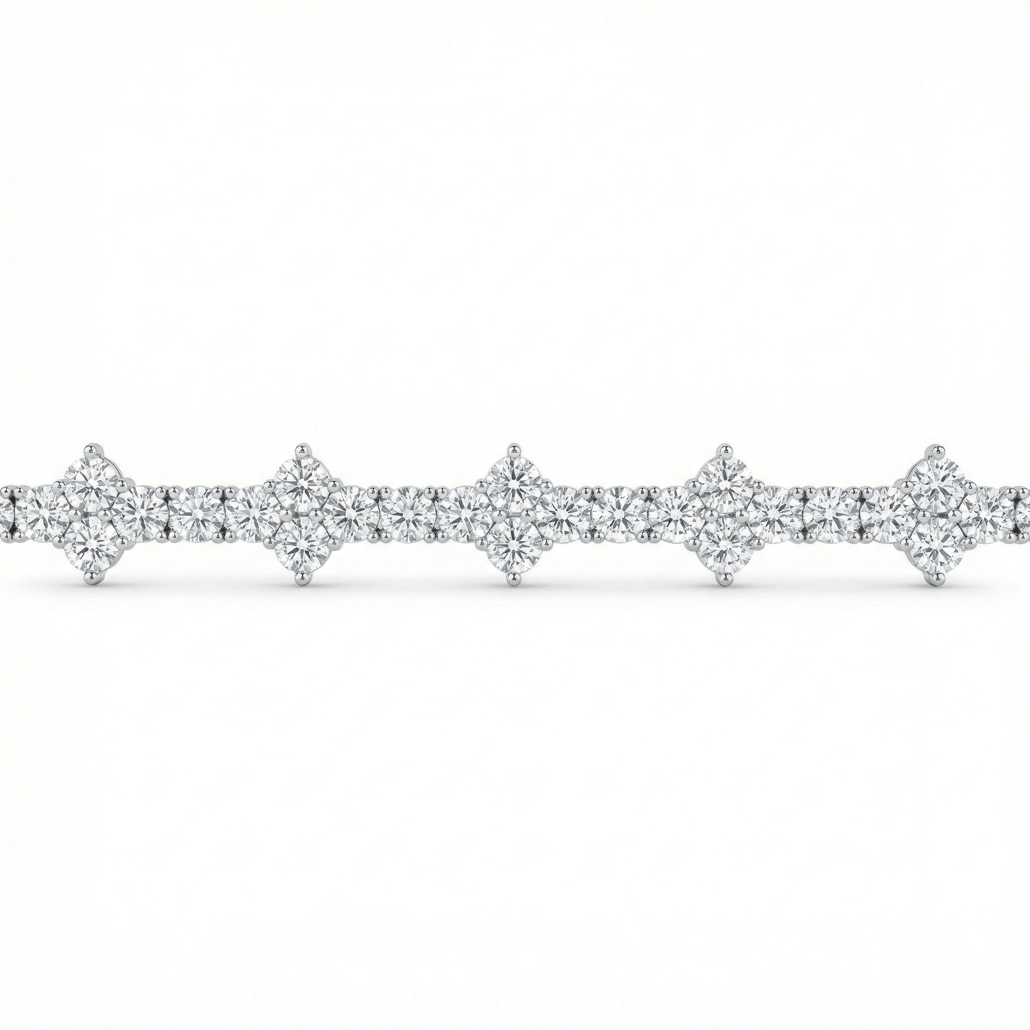 Cross Tennis Bracelet