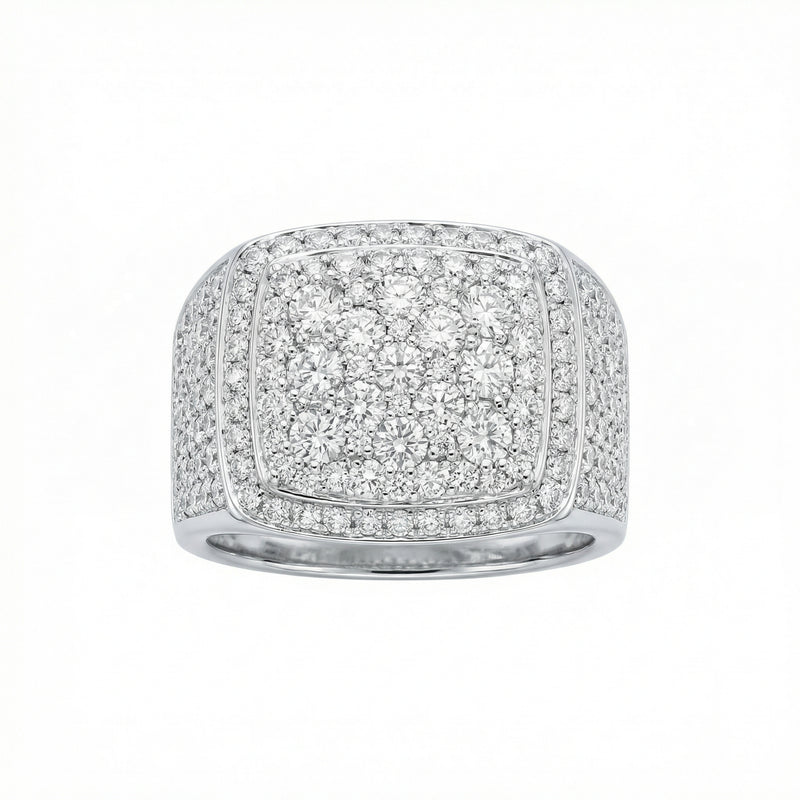 Men's Pave Cluster Ring