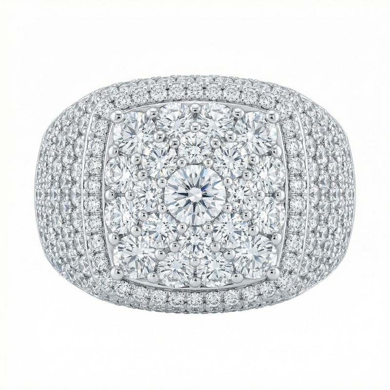 Diamond Cluster Ring