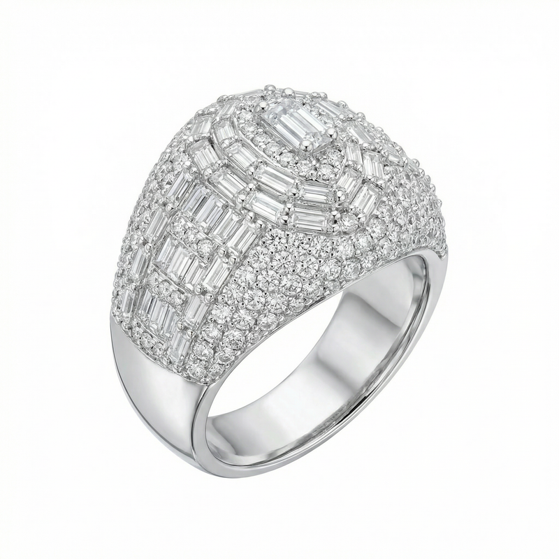 Dome Baguette Ring