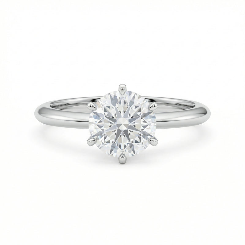 Solitaire Stud Ring