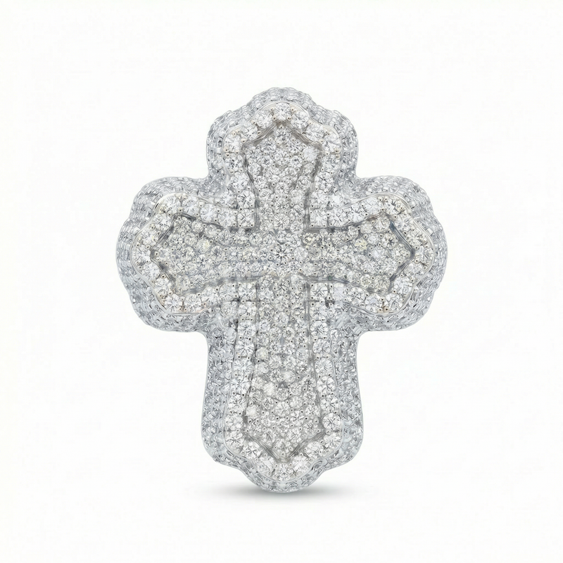 Flower Set Cross Ring