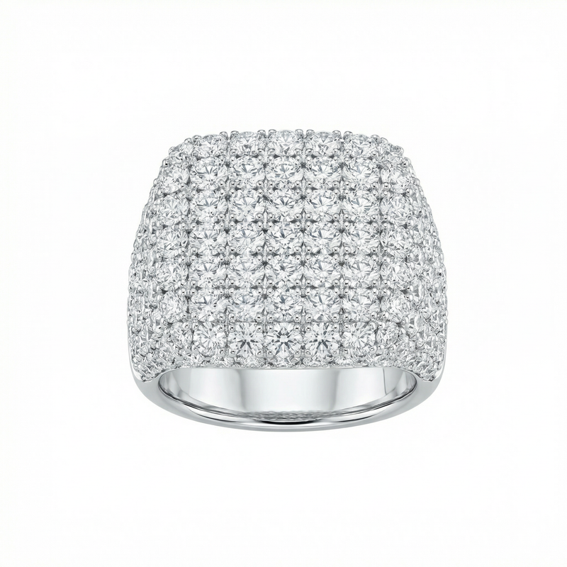 Pave Set Cocktail Ring