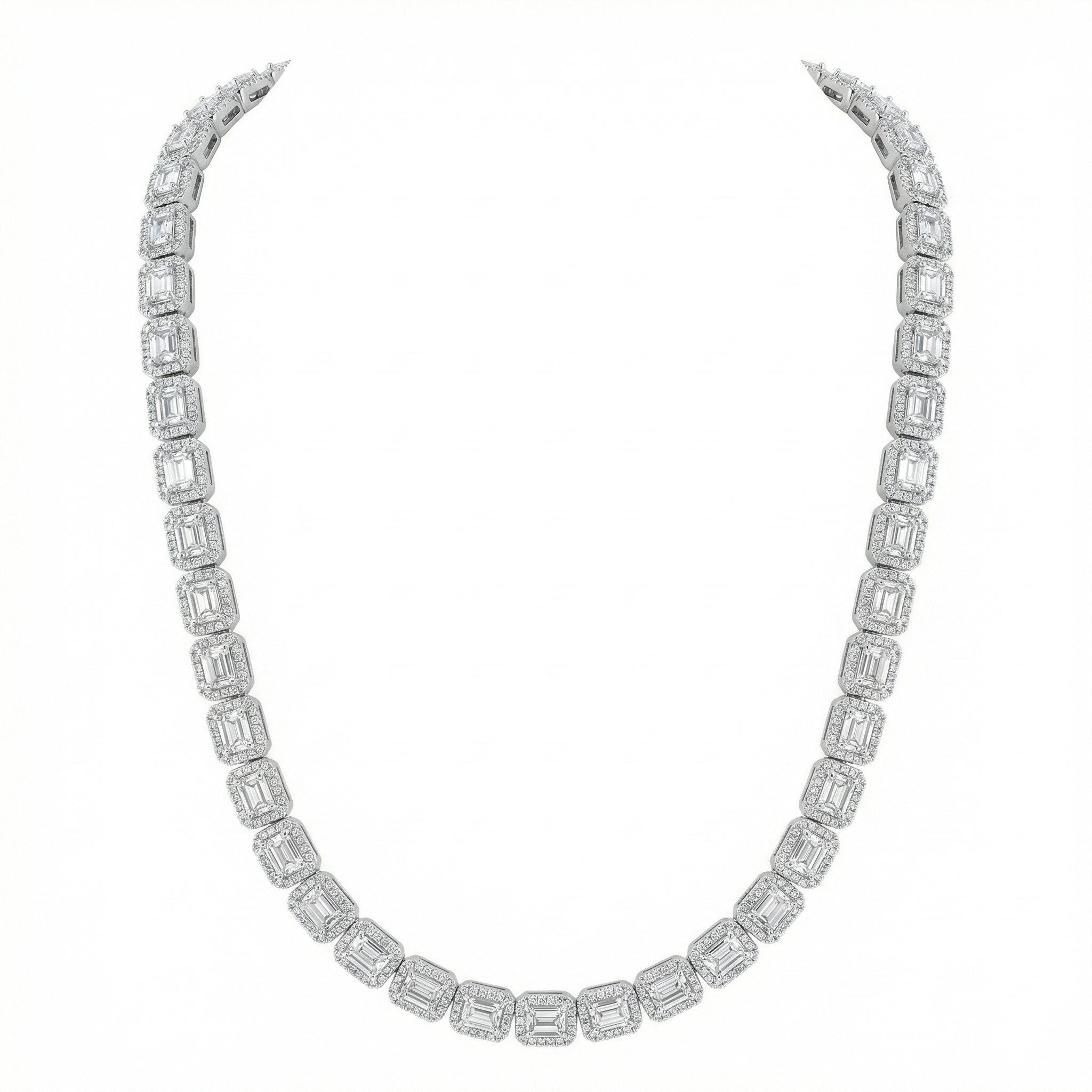 Emerald Cut Tennis Chain