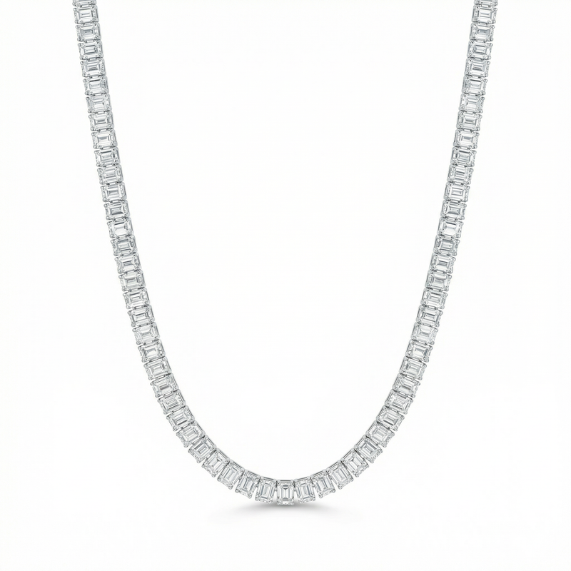 Baguette Tennis Chain