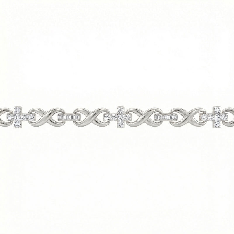 Infinity Cross Link Bracelet