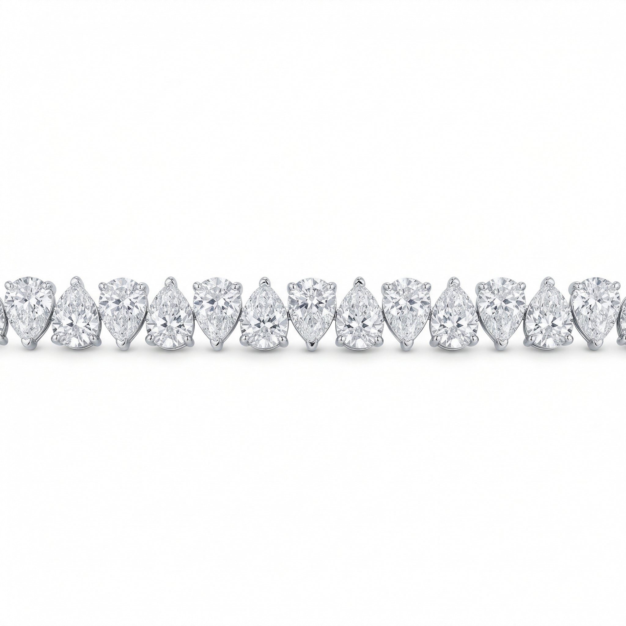 Pear Shape Tennis Bracelet