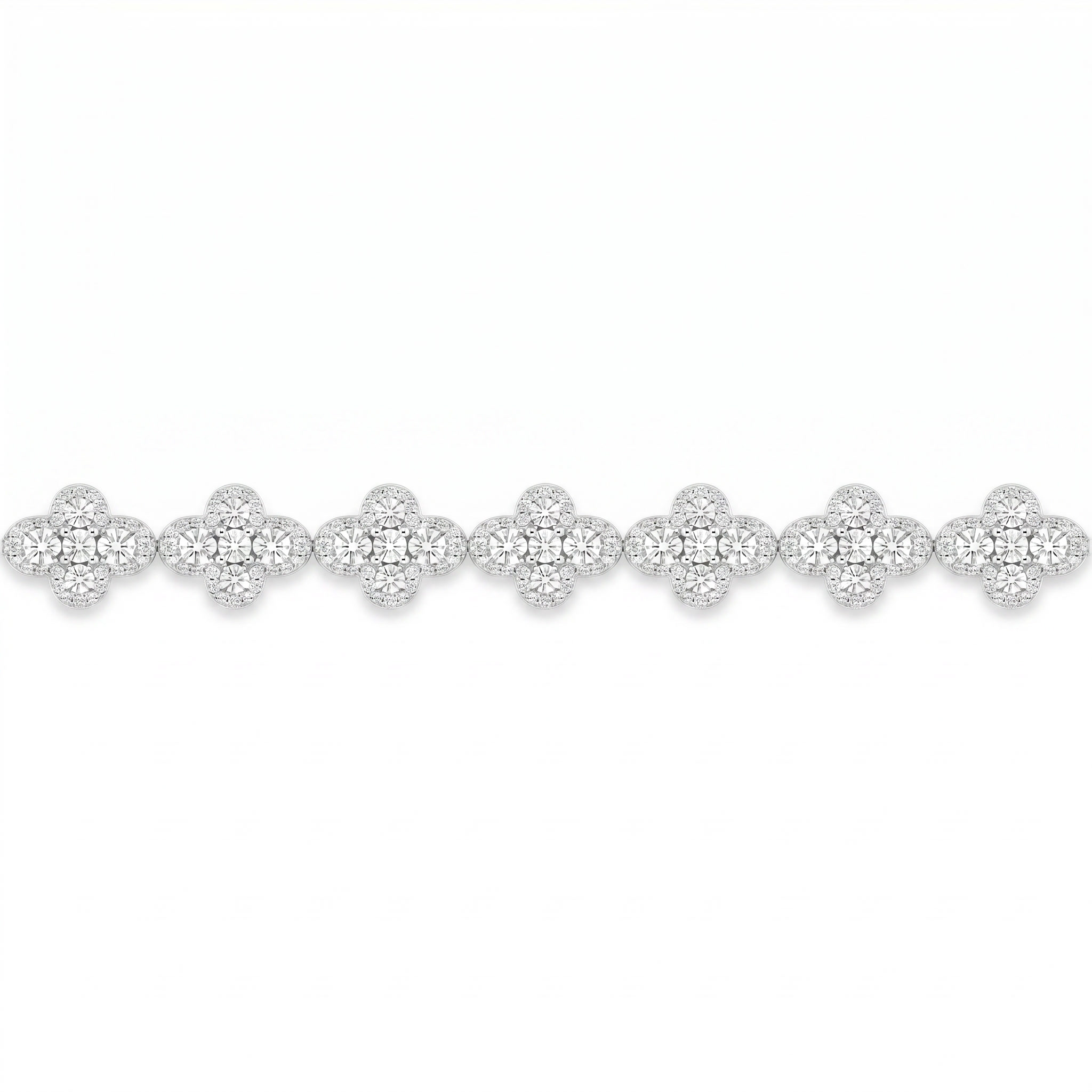 Diamond Cross Tennis Bracelet