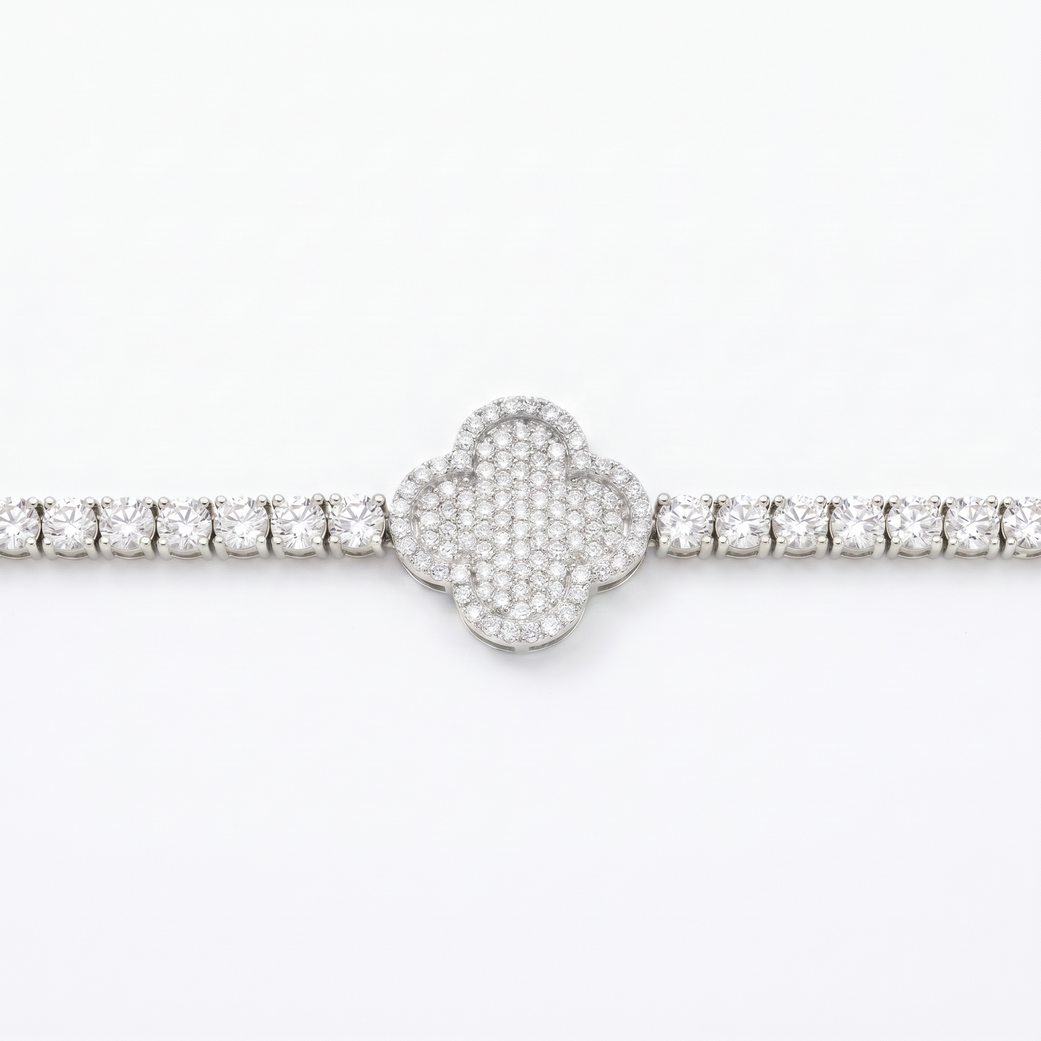 Tennis Clover Bracelet